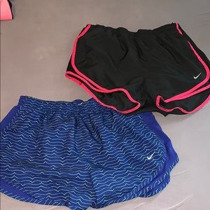 2 pairs of Nike Dri-Fit shorts